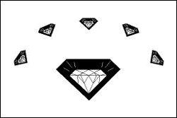Diamonds cut - by laser